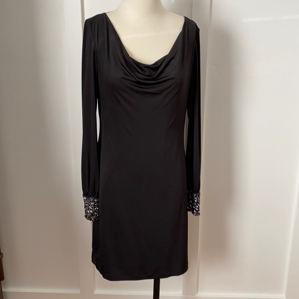 Calvin Klein long sleeve sheath dress